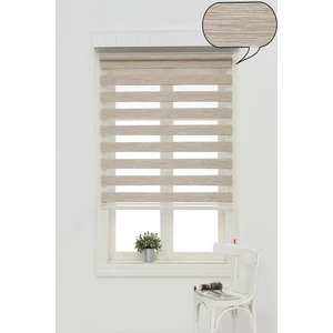Derin Home Sütlü Kahve Bambu Zebra Perde 