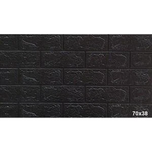 Renkli Duvarlar Siyah Yapışkanlı 3D Kabartmalı Duvar Kağıdı 70X38 cm 0,26 M2 NW06
