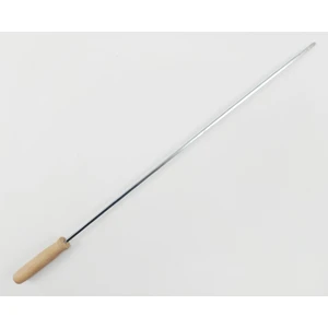 Ahşap Saplı Mangal Şişi Et Şişi - Ciğer Şişi - Tavuk Şişi 45 cm (1 Adet)