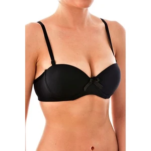 Belifanti Collection Destekli Dolgulu Silikonlu Düz Toplayıcı Sütyen Siyah