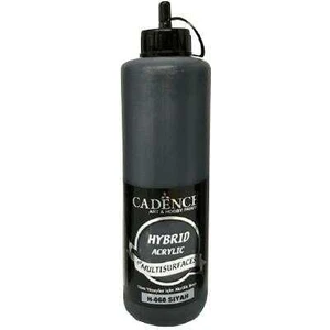 H-060 Siyah Hybrid Multisurfaces Akrilik Boya 500 ml