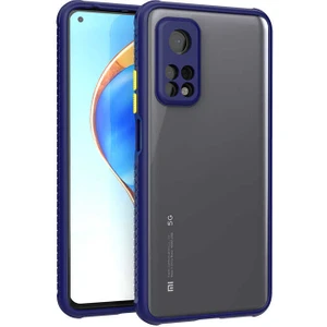 Xiaomi Mi 10T 5g Kılıf Kenar Renkli Sararmaz Şeffaf Kapak