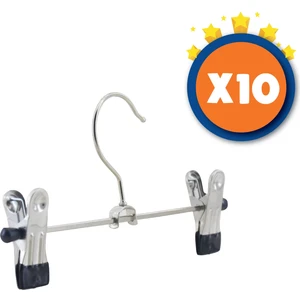 Nyn Ahşap Metal Eşarp Askısı 10 Adet