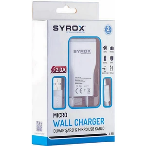 Micro USB Girişli Şarj Aleti + Kablo