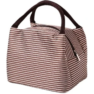 1st Try Taşınabilir Çizgili Alüminyum Folyo Isınma Çanta (Yurt Dışından)