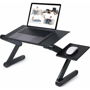 Yükseklik Ayarlı Laptop Notebook Ders Çalışma Masası Mousepadli