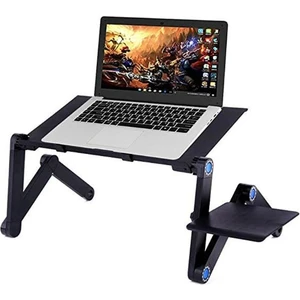Yükseklik Ayarlı Laptop Notebook Ders Masası Fanlı Mousepadli