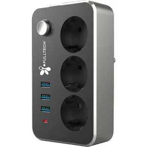 3'lü Termal Akım Korumalı USB Girişli Priz