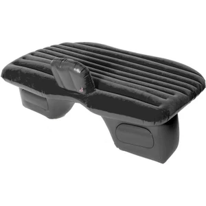 Tme Şişme Araba Arka Koltuk Yatağı Seyahat Minderi + Hava Kompresörü Siyah