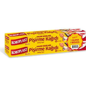 Hazır Kesilmiş Pişirme Kağıdı 1 Alana 1 Bedava