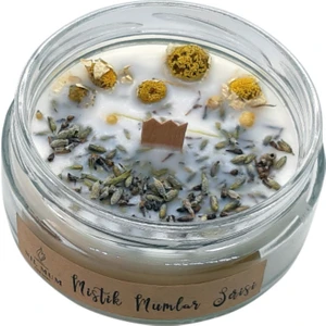 Nil Mum Aromaterapi Arınma Mumu Lavanta ve Üzerlik Tohumu Papatyalı 240 gr