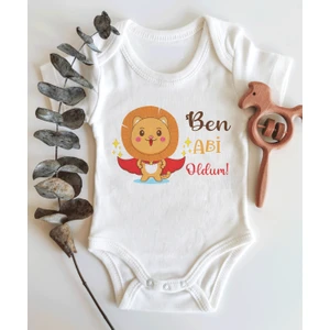 Ben Abi Oldum Kısa Kol Organik Bebek Body