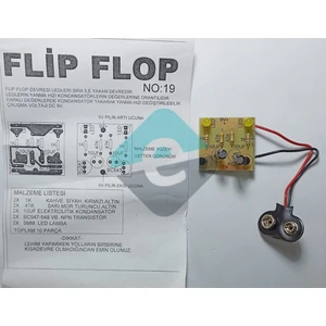 Flip Flop Devresi 2 Ledli Montajlı