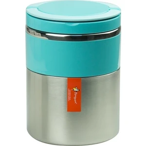 PNG-1302 Vakumlu 2 Katlı Yemek Termosu Mavi