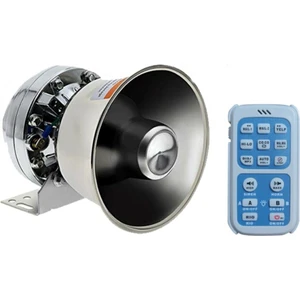 Siren 200W Profesyonel Uzaktan Kumandalı Metal Speaker