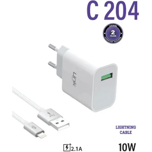 C204 Safe Lightning USB 10W Hızlı Şarj Aleti