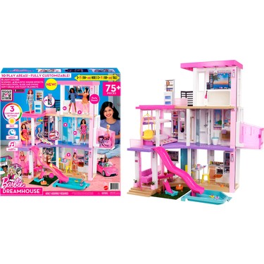 barbie nin ruya evi 115 cm 75 ten fazla aksesuari fiyati