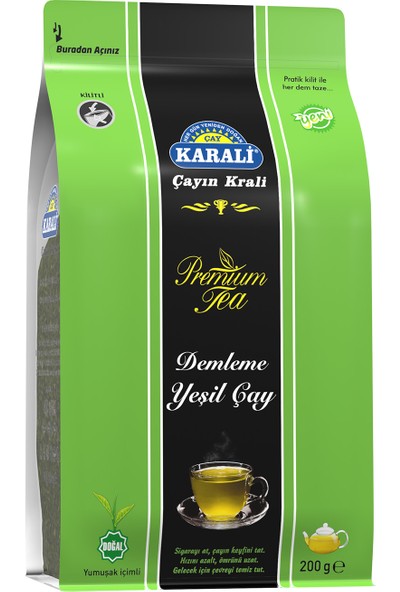 Karali Çay Karali Premium Dökme Yeşil Çay 200 gr