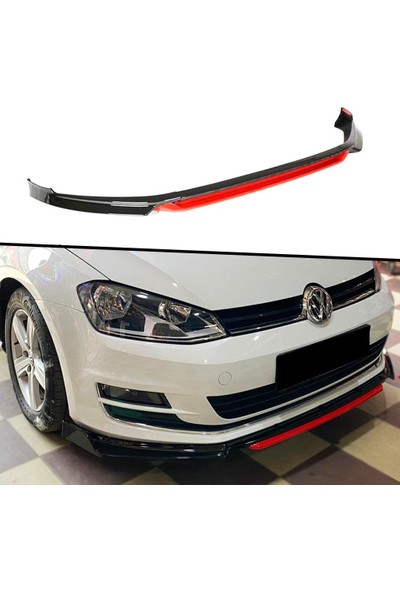 Araba Alışveriş Volkswagen Oto Tuning Golf 7,5 Aksesuar 4 Parça Tampon Ek Ön Lip