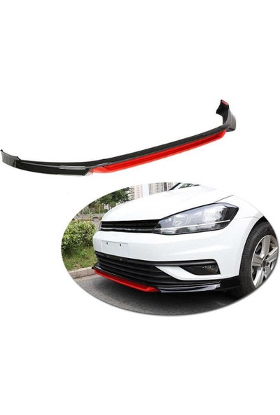Araba Alışveriş Volkswagen Oto Tuning Golf 7,5 Aksesuar 4 Parça Tampon Ek Ön Lip