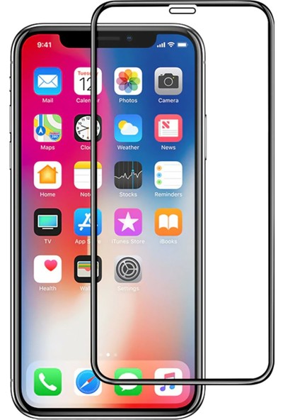Fibaks Apple iPhone 11 Uyumlu Ekran Koruyucu Kırılmaz Tam Ekran Sert Temperli Cam