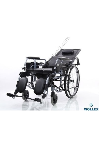 Wollex W213 Özellikli Banyo Tuvalet Sandalyesi Sırt Yatarlı