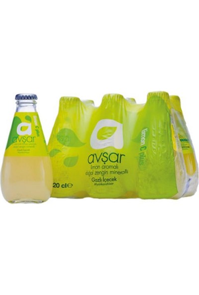 Avşar C Plus Limon Aromalı Soda 6'lı 200 ml