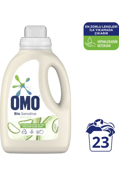 Omo Bio Sensitive Sıvı Çamaşır Deterjan Hipoalerjenik 1495 ml 1 Adet