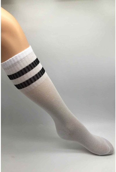 Çorap Evi Design Pamuklu Spor Çember Desen Çocuk Dizaltı Çorap