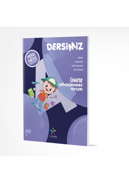 5 Yıldız Yayınları 4. Sınıf Tüm Dersler Ünite Değerlendirme Testi