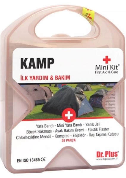 Kamp Outdoor Ilk Yardım ve Bakım Kiti 36 Parça 14 Ürün