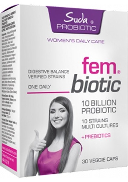 Suda Probiotic Fem Biotic 30 Tablet