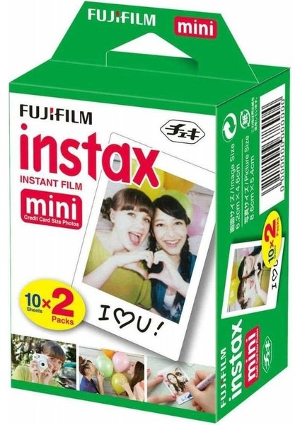 Instax Mini Link Pembe Akıllı Telefon Yazıcısı ve 20'li Mini Film