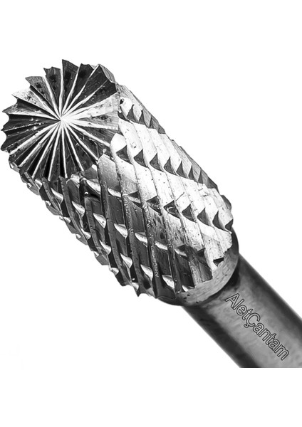 Karbür Freze Matkap Ucu Kalıpçı Taşlama Eğe 10mm (Silindir Tipi)