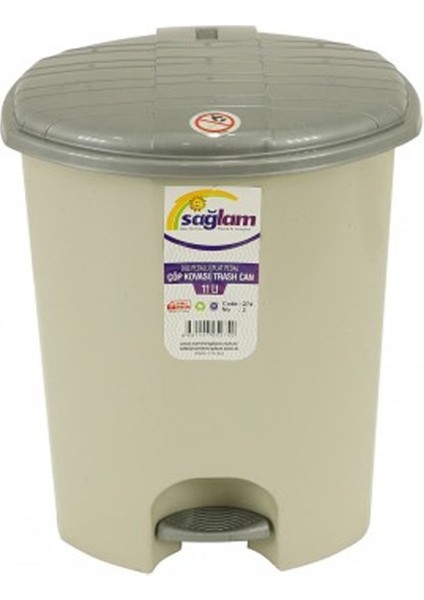 Sönmez Pls Pedallı Çöp Kovası 18 Lt