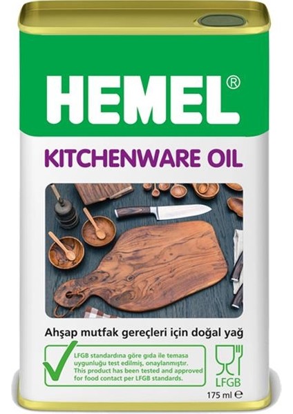 Hemel Kitchenware Oil - Mutfak Gereçleri Için Doğal Yağ - 0,175 ml