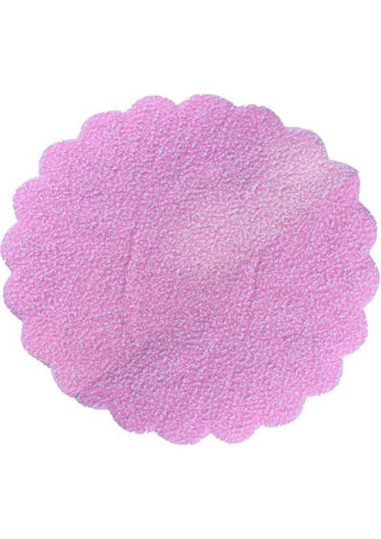 Karlı Organze Hazır Kesilmiş Tül 22 cm - 100 Adet Pembe