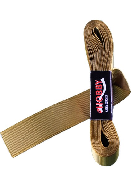 Grogren Kurdele 3 cm Yerli - 10 Metre Altın