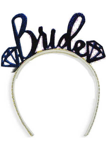Taç Evadan Simli Taşli Bride To Be Alyans Syhp1-50