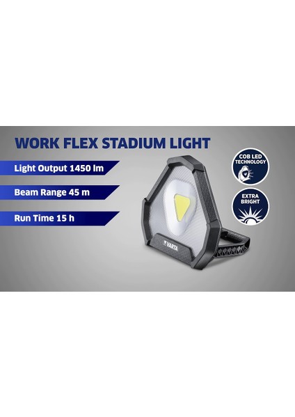 Work Flex Şarjlı Projektör