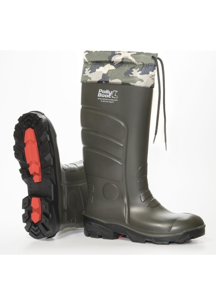 Pollyboot Vega O4 Haki Boğazlı Çizme