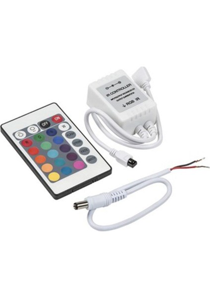 Mutfak Dolabı Için Rgb 2mtr Adaptör & Kumanda Şerit LED Hazır Set