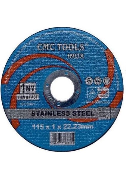 Cmc Tools 115X1X22.23 Inox Metal Kesme Taşı 50 Adet