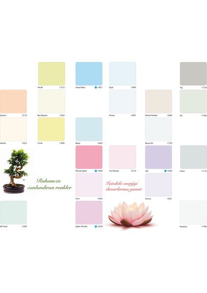 Silikonlu Mat Iç Cephe Duvar Boyası 2,5 Lt modelleri