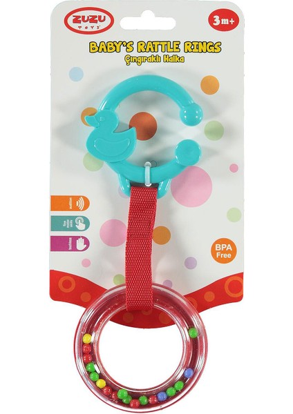 Zuzu Toys Zuzu Çıngıraklı Halka Turkuaz