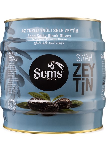 Lüks İri Özel Siyah Zeytin 2 Kg 261-290 Kalibre