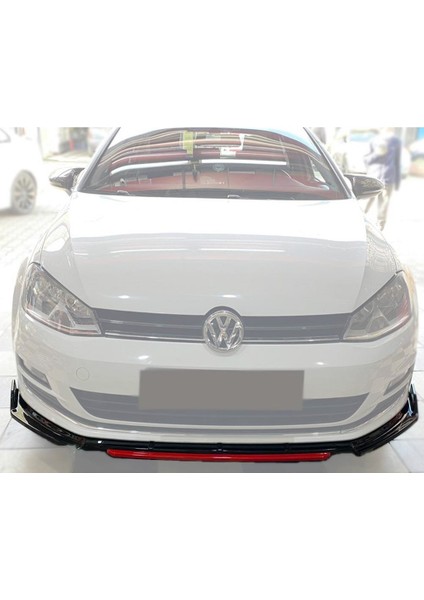 Araba Alışveriş Volkswagen Oto Tuning Golf 7,5 Aksesuar 4 Parça Tampon Ek Ön Lip