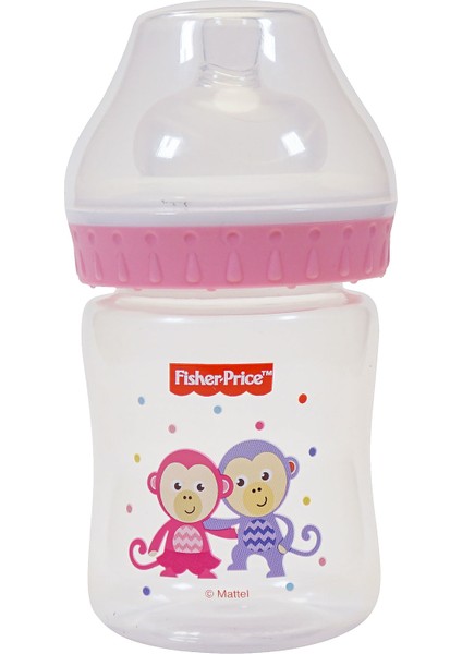 Fisher Price Fisher-Price Geniş Ağız 125ML Pp Biberon 0+ Ay Pembe