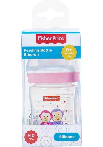 Fisher Price Fisher-Price Geniş Ağız 125ML Pp Biberon 0+ Ay Pembe