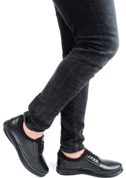 066 Siyah %100 Deri Erkek Casual Spor Ayakkabı fiyatları